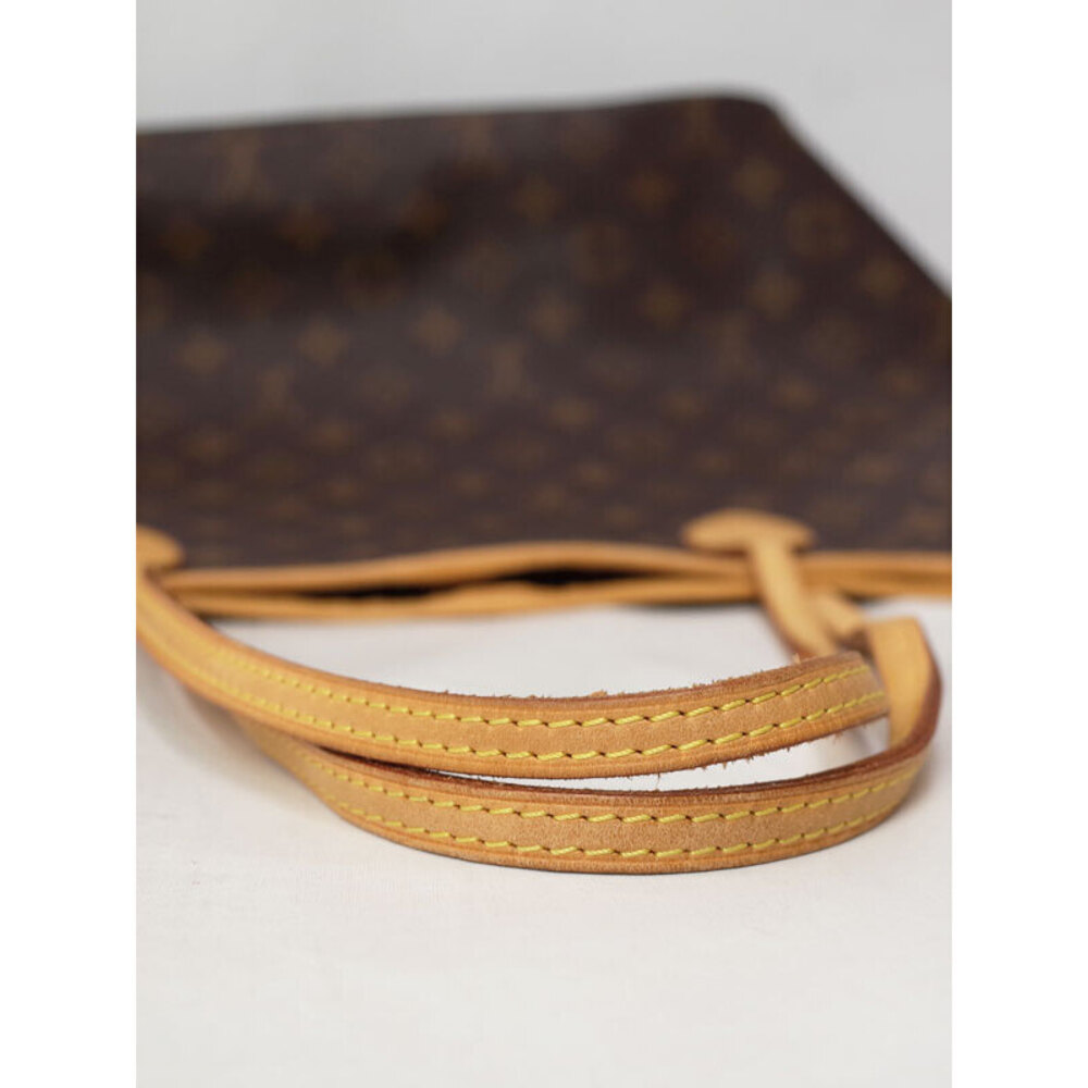 Louis Vuitton Tote Neverfull Brown Monogram Leather Bag - Picture 7 of 8